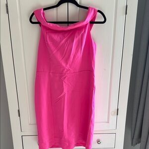 Sam Edelman Pink Sheath Mini Dress Cowl Neck Sleeveless